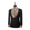 Stylish Men’s Suit 2 Pieces Diamond Collar Shawl Lapel Tuxedo For Party (Blazer + Pants) Pieces Suit