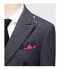 Men’s Casual Tweed Notch Lapel Blazer