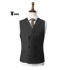 Fashion Men’s Suit Vest Regular Fit Shawl Lapel Waistcoat Wedding Xs / Black