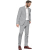 2 Pieces Suit - Fashion Men's 2 Pieces Mens Suit Notch Lapel Linen For Wedding (Blazer+Pants)