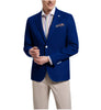 Blazer - Fashion Men's Slim Fit Notch Lapel Flat Blazer