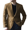 Blazer - Vintage Classical Men's Wool Herringbone Notch Lapel Blazer