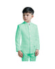 Boy‘s Suit - Fashion 2 Piece Boy's Slim Fit Solid Color Stand Collar Suit (Blazer+Pants）